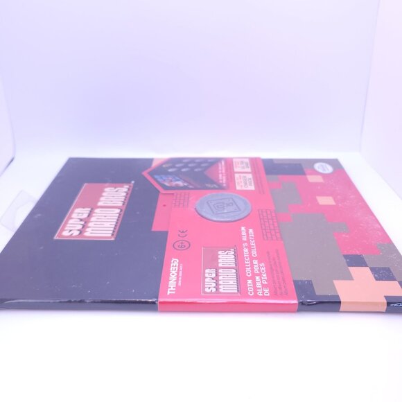 Super Mario Bros Coin Collectors Album Nintendo by Think Greek 2018 New Sealed - Picture 7 of 11
